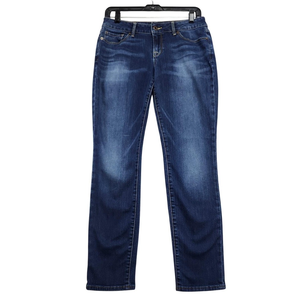 Lucky Brand Lolita Skinny Jeans‎ Women 4/27 Blue Excellent Dark Wash Mid Rise